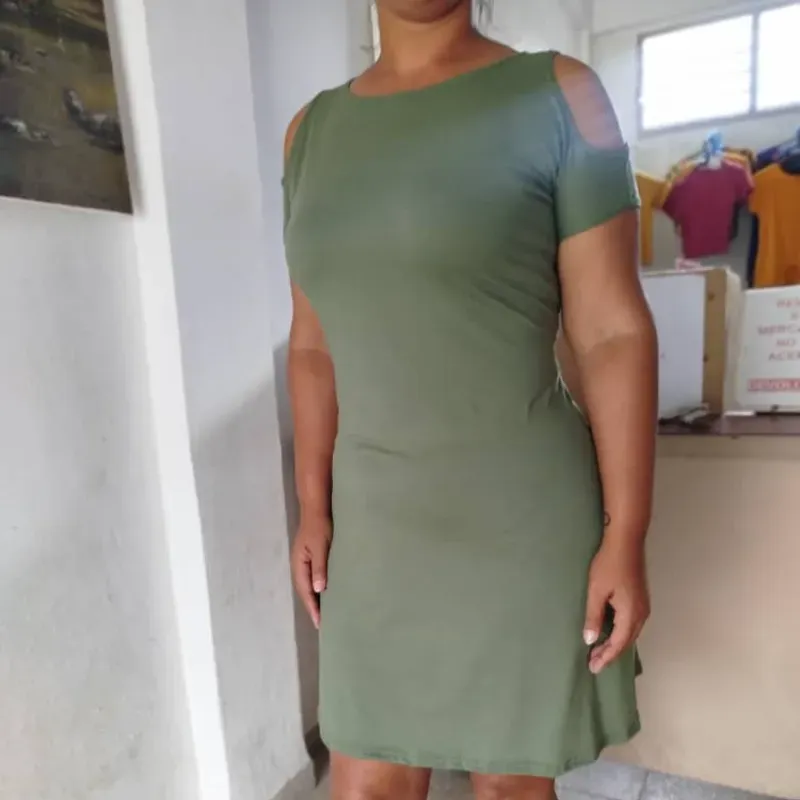 Vestido artesanal 