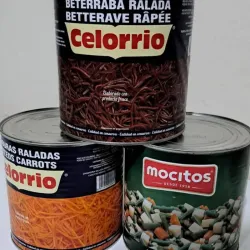 Latas de verduras 