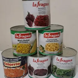Latas de verduras 