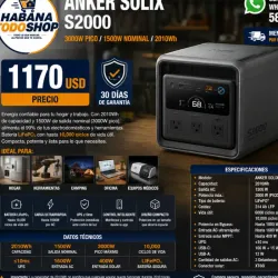 ANKER SOLIX S2000 — ENERGÍA DE RESPALDO