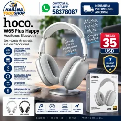 AUDÍFONOS BLUETOOTH HOCO W65 PLUS HAPPY*
