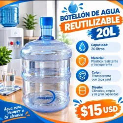 BOTELLÓN DE AGUA REUTILIZABLE 20L