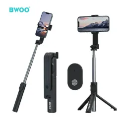 BWOO - Selfie Stick Tripié ZP14 con Bluetooth 5.2