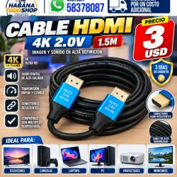 Cable HDMI 2.0V 4K Ultra HD