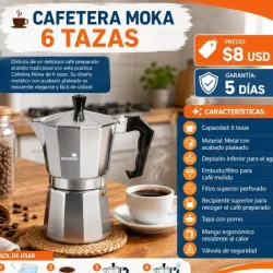 CAFETERA MOKA 6 TAZAS