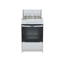 COCINA DE GAS 4 QUEMADORES Y HORNO DE 20” ARCO BLANCA