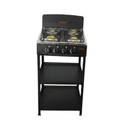 COCINA DE GAS DE CUATRO QUEMADORES MILEXUS CON ORGANIZADOR