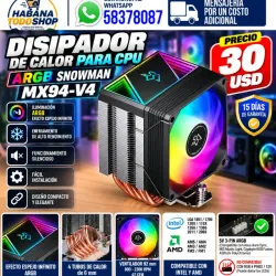 Disipador de Calor para CPU Snowman MX94-V4 ARGB
