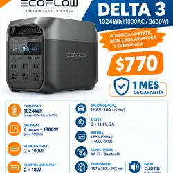 ⚡🔋 ¡ECOFLOW DELTA 3 DISPONIBLE!