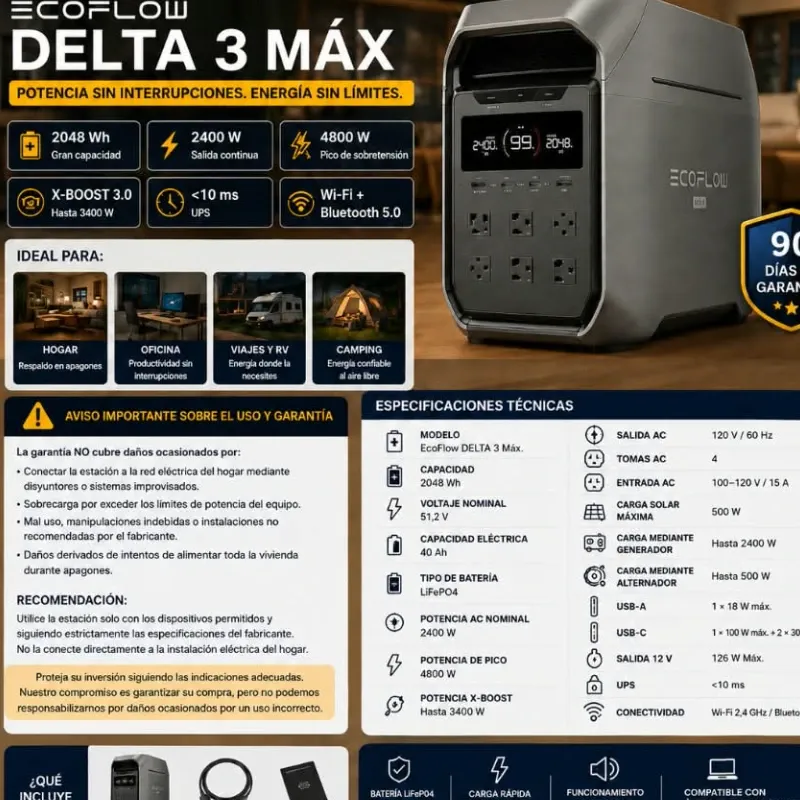 ECOFLOW DELTA 3 MAX