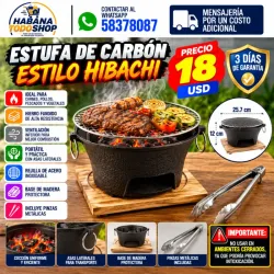 ESTUFA DE CARBON ESTILO ESTILO HIBACHI