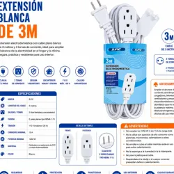 EXTENSIÓN BLANCA DE 3M - S.P.C