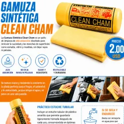 Gamuza Sintética Clean Cham