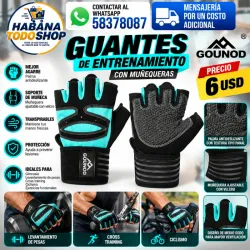 GUANTES DE ENTRENAMIENTO CON MUÑEQUERAS