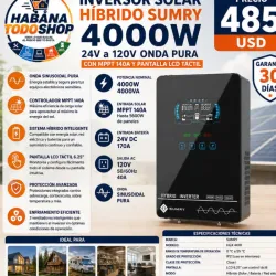 INVERSOR SOLAR SUMRY 4000W