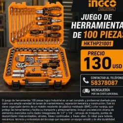 Juego de herramienta de 100 piezas