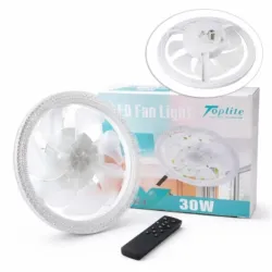 LÁMPARA LED CON VENTILADOR INTEGRADO