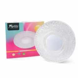 LÁMPARA LED REDONDA DE CRISTAL