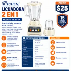LICUADORA 2 EN 1 PRO KITCHEN