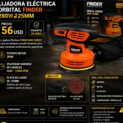 Lijadora eléctrica órbital 280w