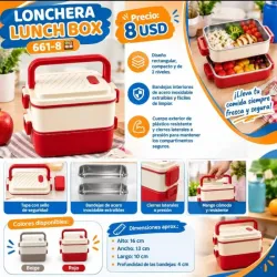 LONCHERA LUNCH BOX 661-8 🍱
