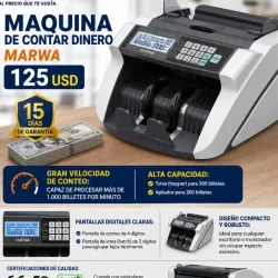 Maquina de contar dinero Marwa