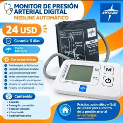 MONITOR DE PRESIÓN ARTERIAL DIGITAL MEDLINE AUTOMÁTICO