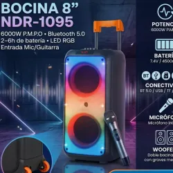 🔥 ¡NUEVA BOCINA DE FIESTA NDR-1095!