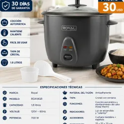 Olla Arrocera de 1.8 litros Royal