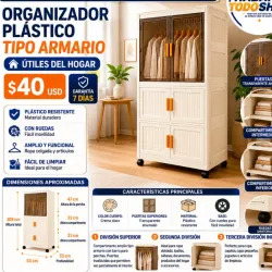 Organizador Plástico tipo armario