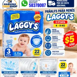 PAÑALES PARA BEBES ETAPA 4-9KG