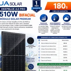 Panel Solar JA Solar DeepBlue 4.0 Pro de 510W Bifacial 