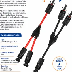 Par de Cables Tipo Y MC4