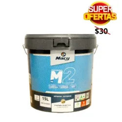 PINTURA MATE M-2 MACY COLOR BLANCO 15 LITROS