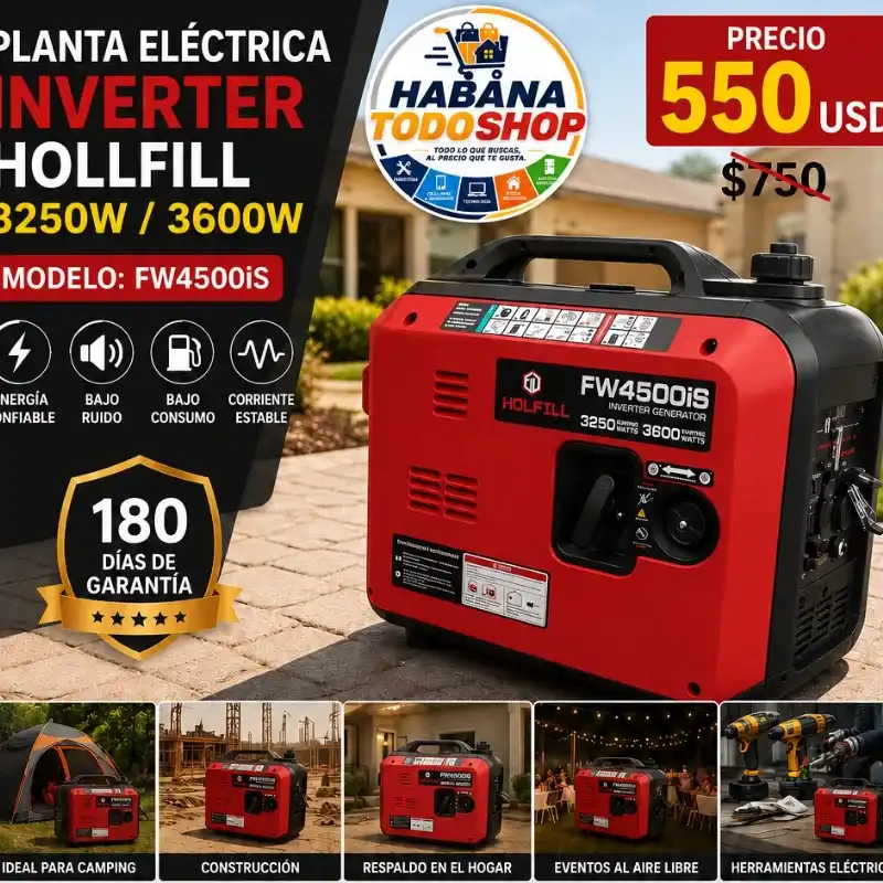 PLANTA ELÉCTRICA INVERTER HOLLFILL 3250W / 3600W