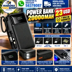 POWER BANK DE 20,000 mAh