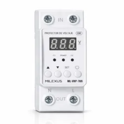 PROTECTOR DE VOLTAJE DIGITAL MILEXUS 220V 5A-AUTOMÁTICO