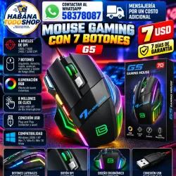 RATÓN GAMING G5 CON 7 BOTONES