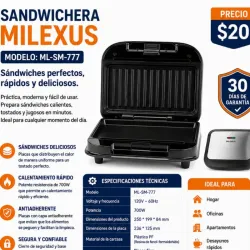 SANDWICHERA MILEXUS 700W