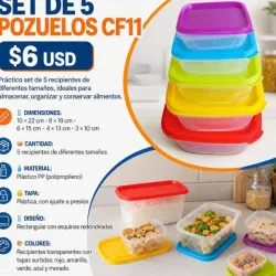 SET DE 5 POZUELOS CF11
