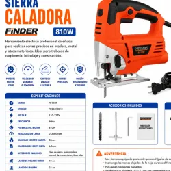 Sierra caladora finder 810w