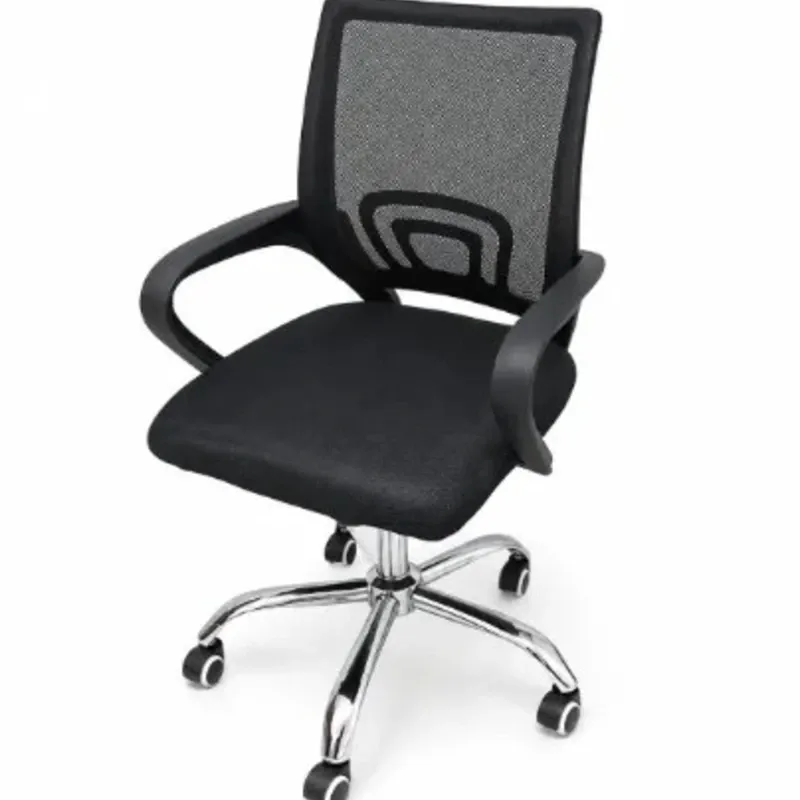 SILLA DE OFICINA NEGRA CON RUEDAS