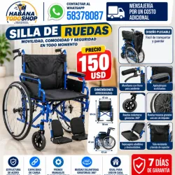 SILLA DE RUEDAS PLEGABLE