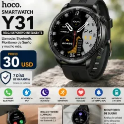 Smartwatch Y31 – Reloj Deportivo con Llamadas, IP67, Monitoreo de Sueño