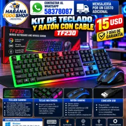 TECLADO C/CABLE Y MOUSE