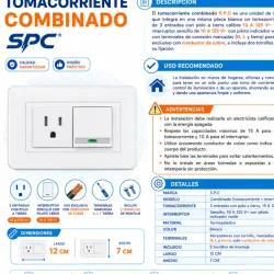 TOMACORRIENTE COMBINADO S.P.C