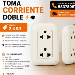 Tomacorriente doble