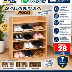 ZAPATERA DE MADERA WOOD