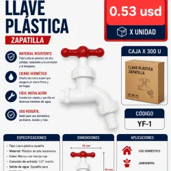 Llave Plástico de Zapatilla