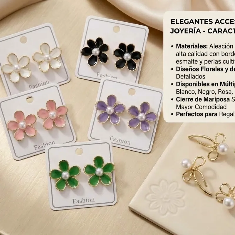 Aretes Pegados